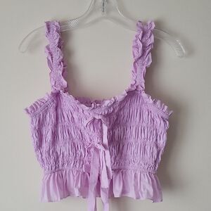 English Factory Women's Woven Lilac Blouse- Size L